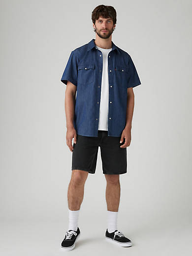 454 Мужские шорты свободного покроя 10 дюймов Levi's, цвет Just Business Shorts - Black
454 Мужские шорты свободного покроя 10 дюймов Levi's, цвет Just Business Shorts - Black