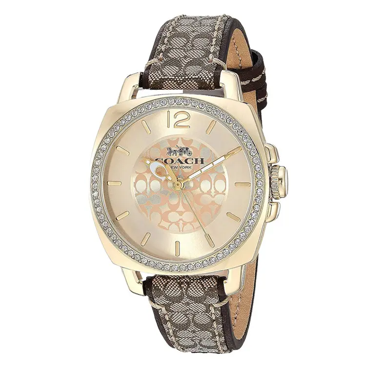 COACH Часы Wrist Watch Quartz Movement Canvas Cow Leather Strap 32mm Gold Dial Women's Watch
COACH Часы Wrist Watch Quartz Movement Canvas Cow Leather Strap 32mm Gold Dial Women's Watch