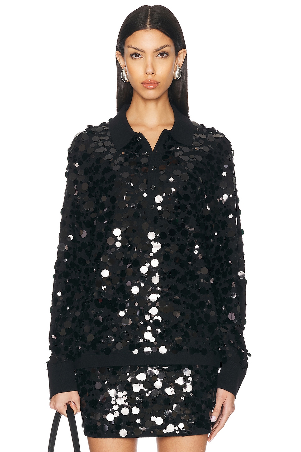 Топ-поло с длинными рукавами Helmut Lang, черный
Топ-поло с длинными рукавами Helmut Lang, черный