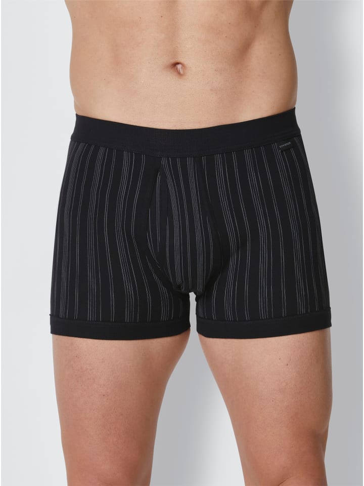 Schiesser Короткие черные трусы
Schiesser Короткие черные трусы