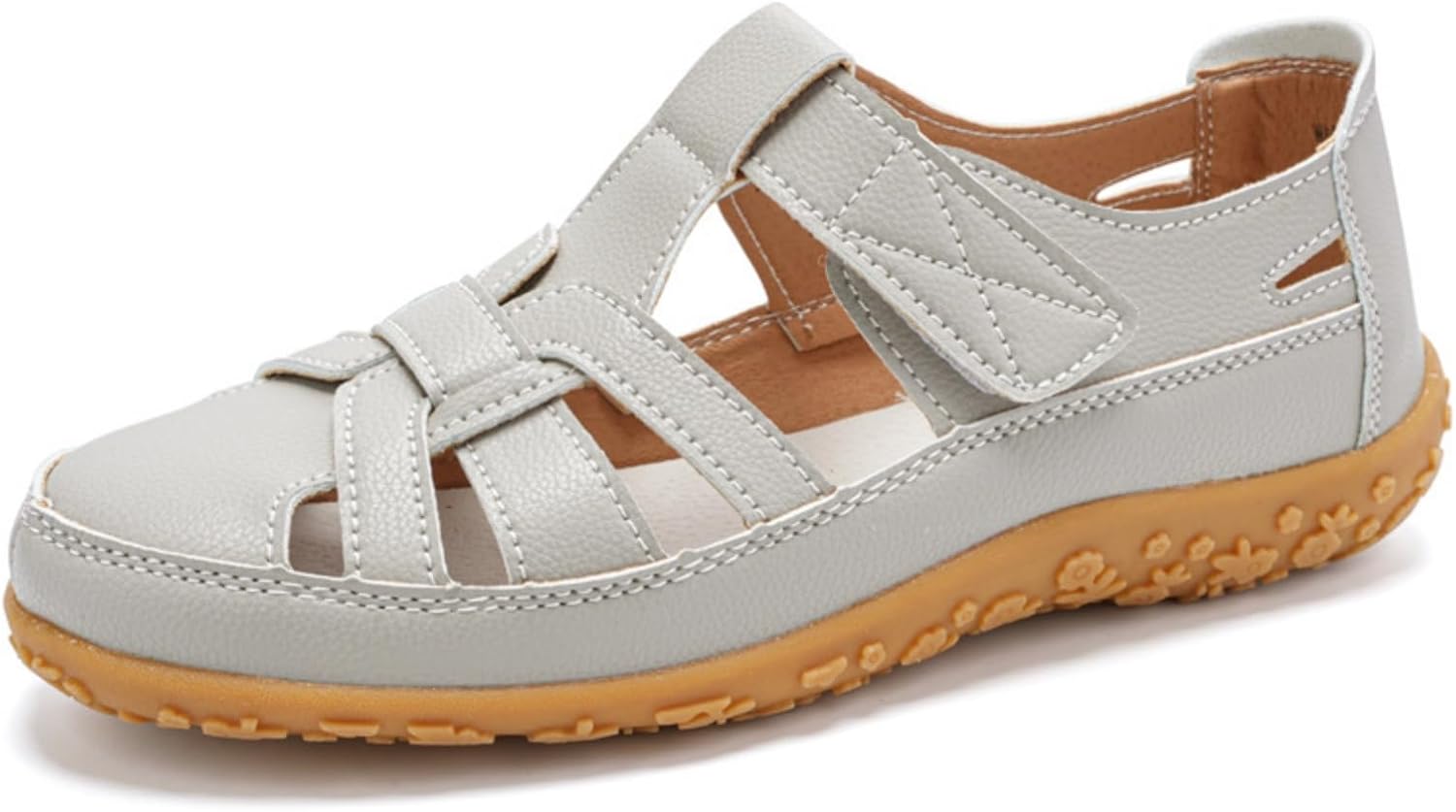 Женские летние кожаные сандалии для рыбака, повседневные мягкое дно с полостью, не скользящие с закрытым круглым носком, регулируемый крючок, сандалии для ходьбы, легкие удобные пляжные туфли Kajxz, серый
Женские летние кожаные сандалии для рыбака, повседневные мягкое дно с полостью, не скользящие с закрытым круглым носком, регулируемый крючок, сандалии для ходьбы, легкие удобные пляжные туфли Kajxz, серый