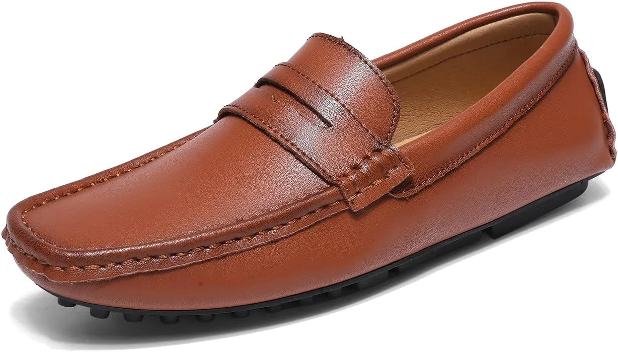Мужские лоферы Santimon, повседневные слипоны, пенни лоферы, легкие туфли для вождения, коричневый
Мужские лоферы Santimon, повседневные слипоны, пенни лоферы, легкие туфли для вождения, коричневый