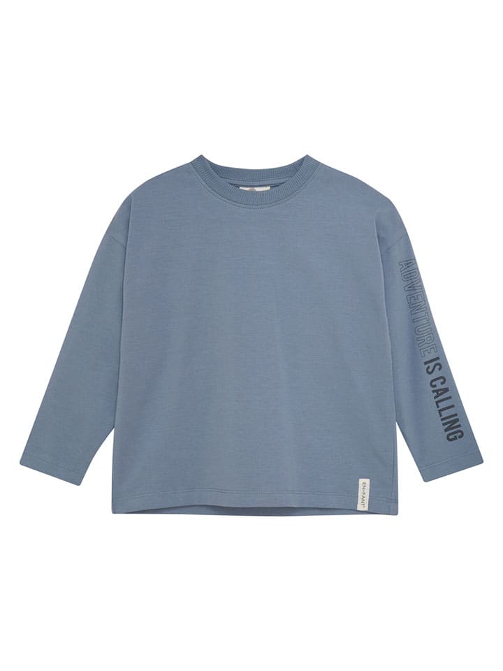Enfant Футболка с длинными рукавами светло-голубого цвета
Enfant Футболка с длинными рукавами светло-голубого цвета
