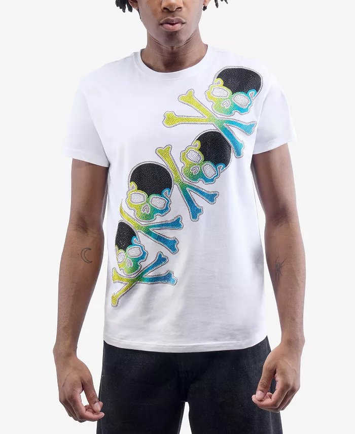 Мужская футболка Four Skull с пайетками HEADS OR TAILS, белый
Мужская футболка Four Skull с пайетками HEADS OR TAILS, белый