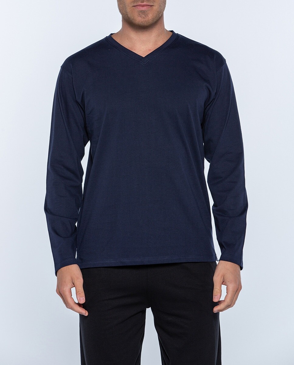 Мужская пижама с короткими рукавами из 100% чесаного хлопка Punto Blanco, темно-синий
Мужская пижама с короткими рукавами из 100% чесаного хлопка Punto Blanco, темно-синий