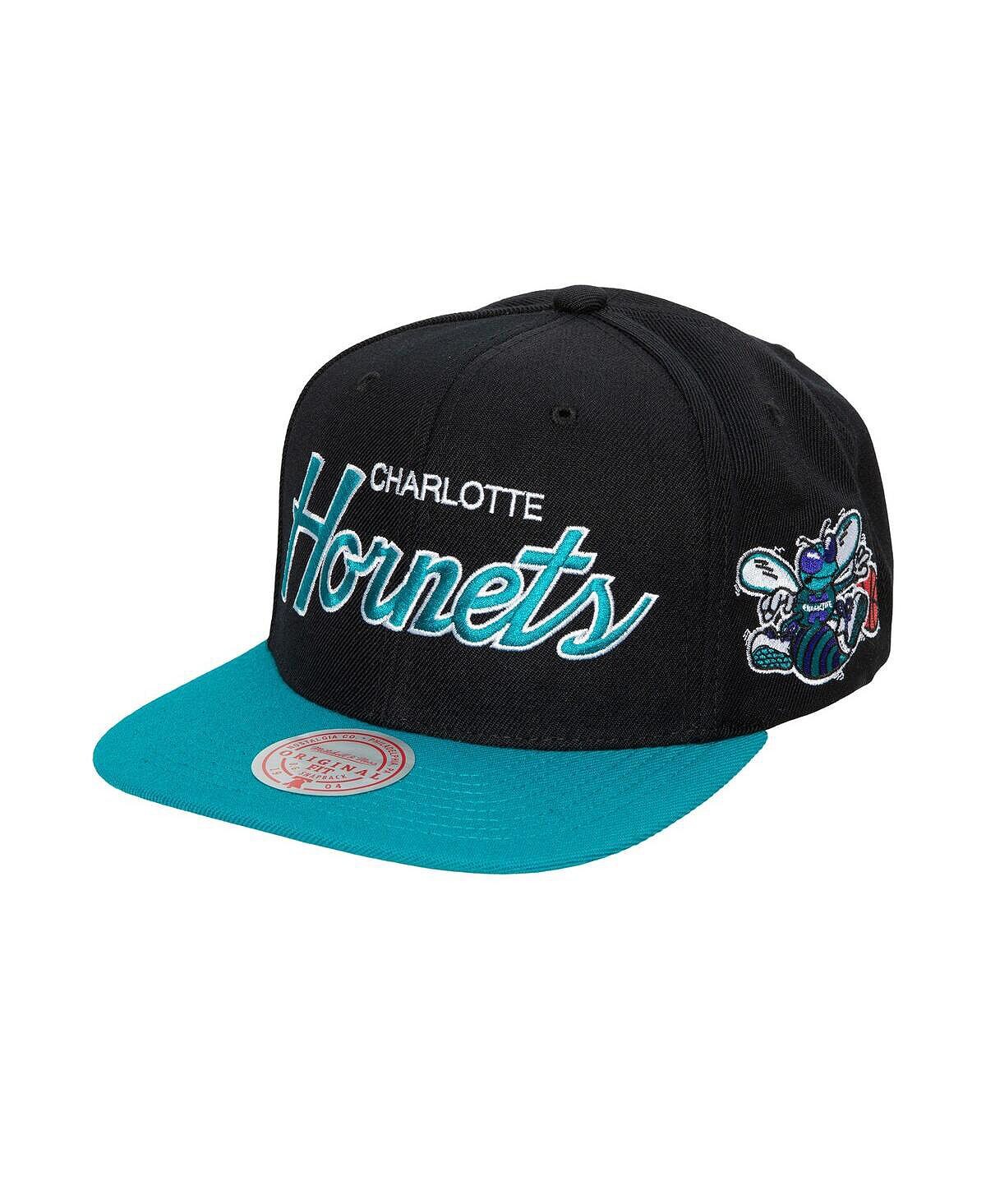 Мужская черная кепка Charlotte Hornets Hardwood Classics MVP Team Script 2.0 Snapback Mitchell & Ness
Мужская черная кепка Charlotte Hornets Hardwood Classics MVP Team Script 2.0 Snapback Mitchell & Ness