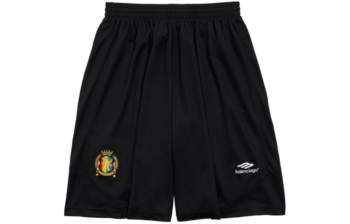 Шорты мужские Balenciaga с цветным логотипом, черный
Шорты мужские Balenciaga с цветным логотипом, черный