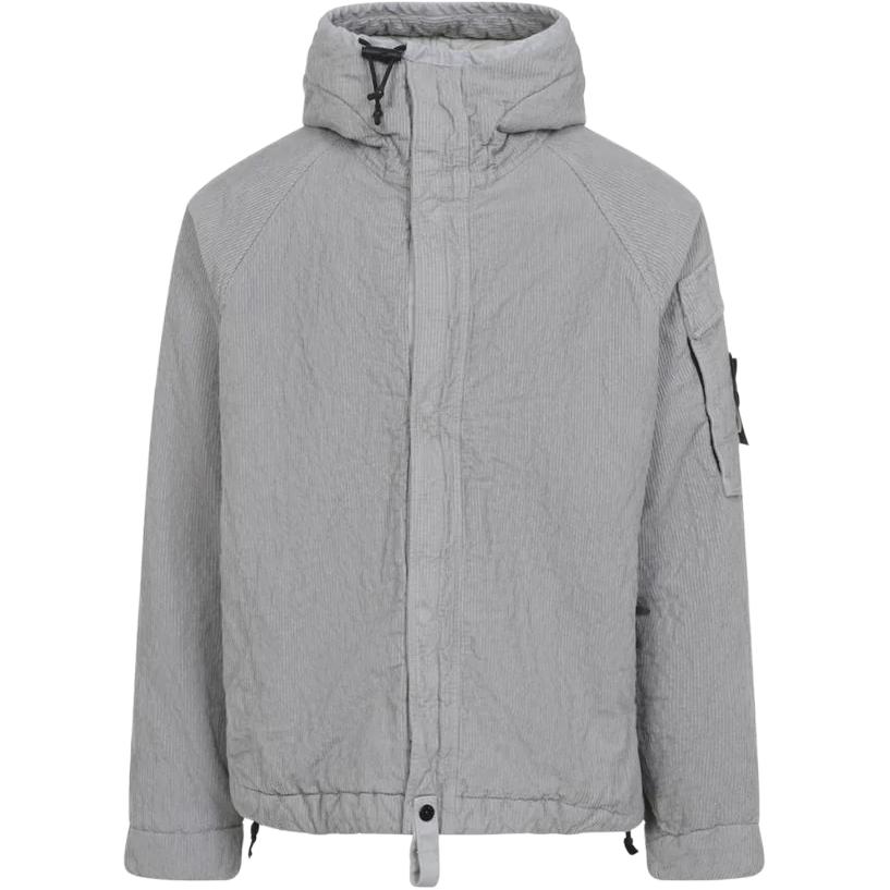 Фактурная куртка с капюшоном Stone Island, dusty серый
Фактурная куртка с капюшоном Stone Island, dusty серый