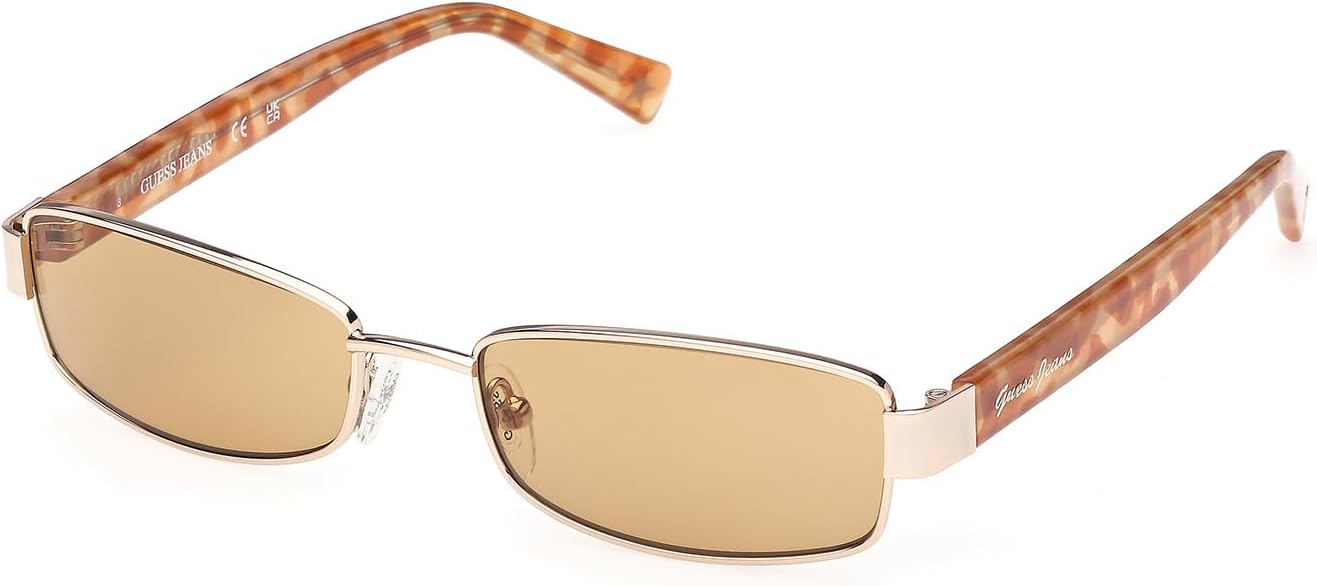 GUESS женские металлические солнцезащитные очки Polarized квадратные, Gold, 53mm
GUESS женские металлические солнцезащитные очки Polarized квадратные, Gold, 53mm