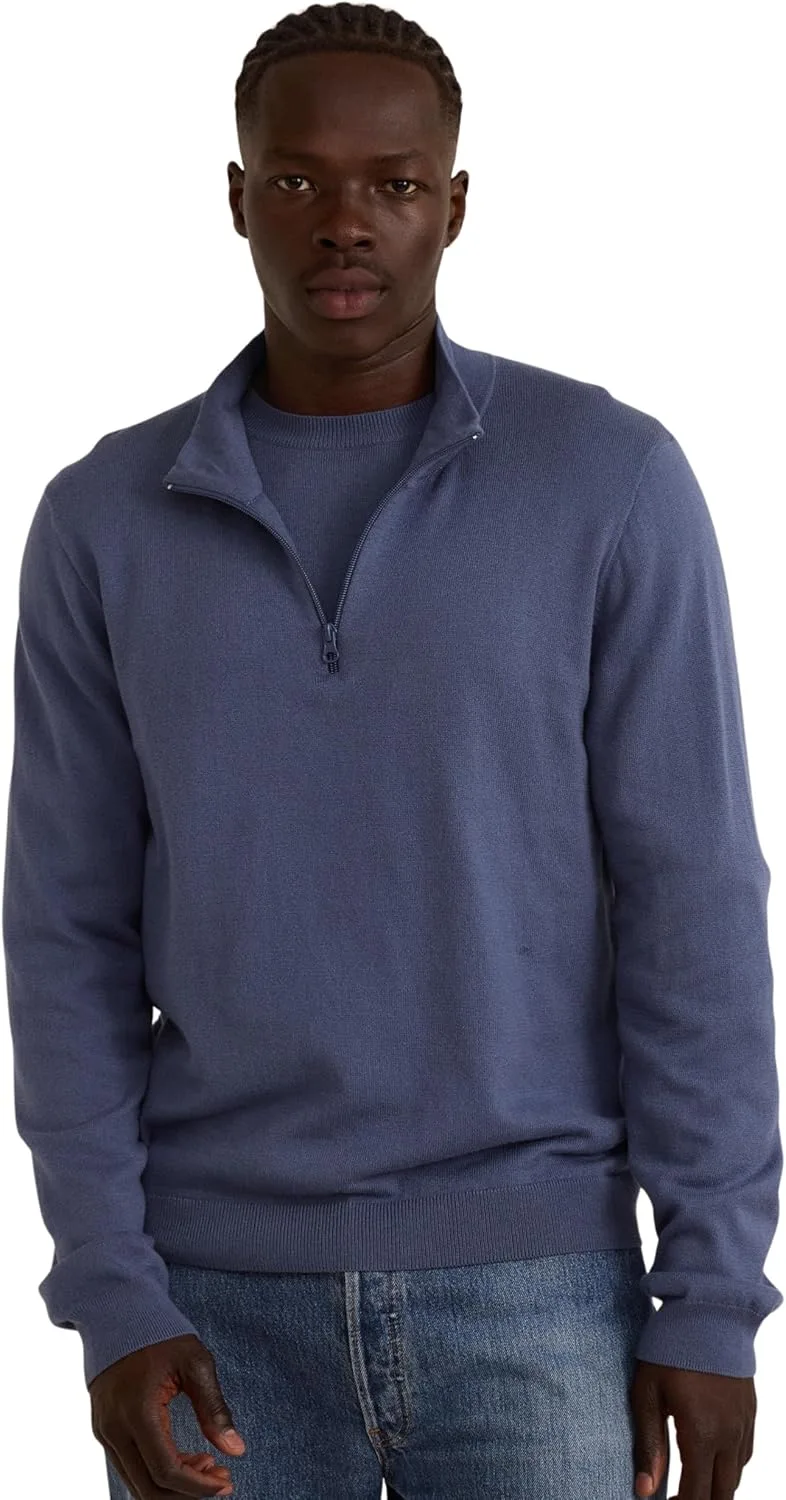 Мужской свитер Organic Basics с молнией до середины
Мужской свитер Organic Basics с молнией до середины