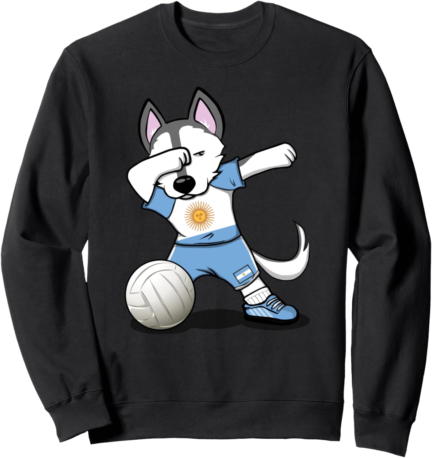 Забавная толстовка с изображением хаски, болельщика аргентинского волейбола - флаг Аргентины, толстовка с символикой аргентинского волейбола Teeisle Argentina Volleyball, черный
Забавная толстовка с изображением хаски, болельщика аргентинского волейбола - флаг Аргентины, толстовка с символикой аргентинского волейбола Teeisle Argentina Volleyball, черный