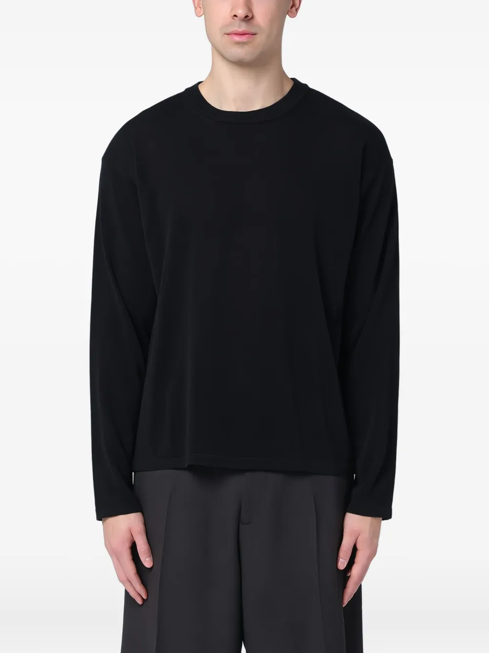 Футболка с длинными рукавами и круглым вырезом Roberto Collina, черный
Футболка с длинными рукавами и круглым вырезом Roberto Collina, черный