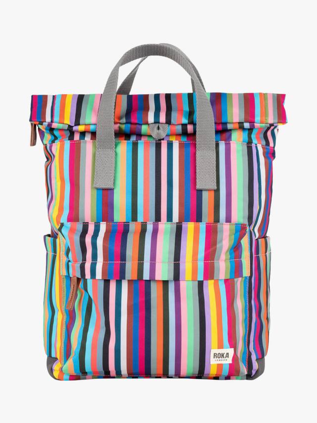 Рюкзак Canfield B с откидным верхом из переработанного холста ROKA London, 15L, Multi Stripe
Рюкзак Canfield B с откидным верхом из переработанного холста ROKA London, 15L, Multi Stripe