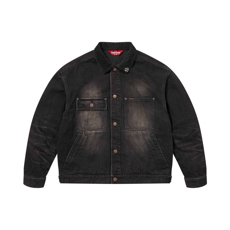 Куртка Supreme Distressed Selvedge Trucker Jacket, Washed Black
Куртка Supreme Distressed Selvedge Trucker Jacket, Washed Black