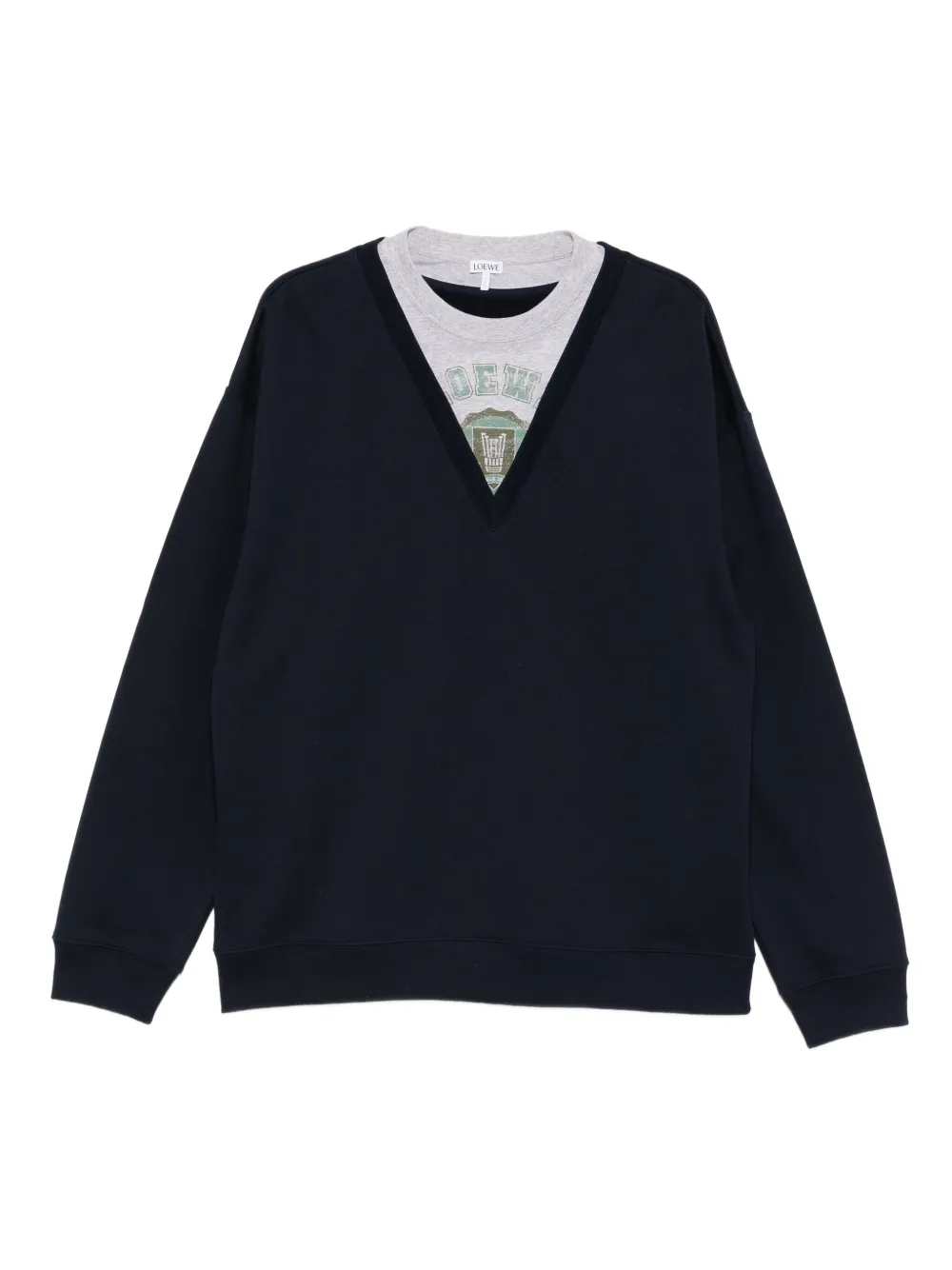 Хлопковая толстовка LOEWE, синий
Хлопковая толстовка LOEWE, синий