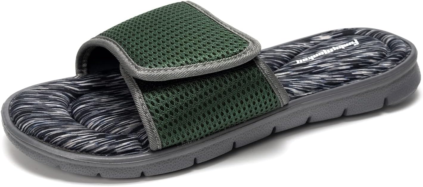 Сандалии с эффектом памяти FUNKYMONKEY для мужчин, с регулируемыми ремешками и графическим дизайном, серый
Сандалии с эффектом памяти FUNKYMONKEY для мужчин, с регулируемыми ремешками и графическим дизайном, серый