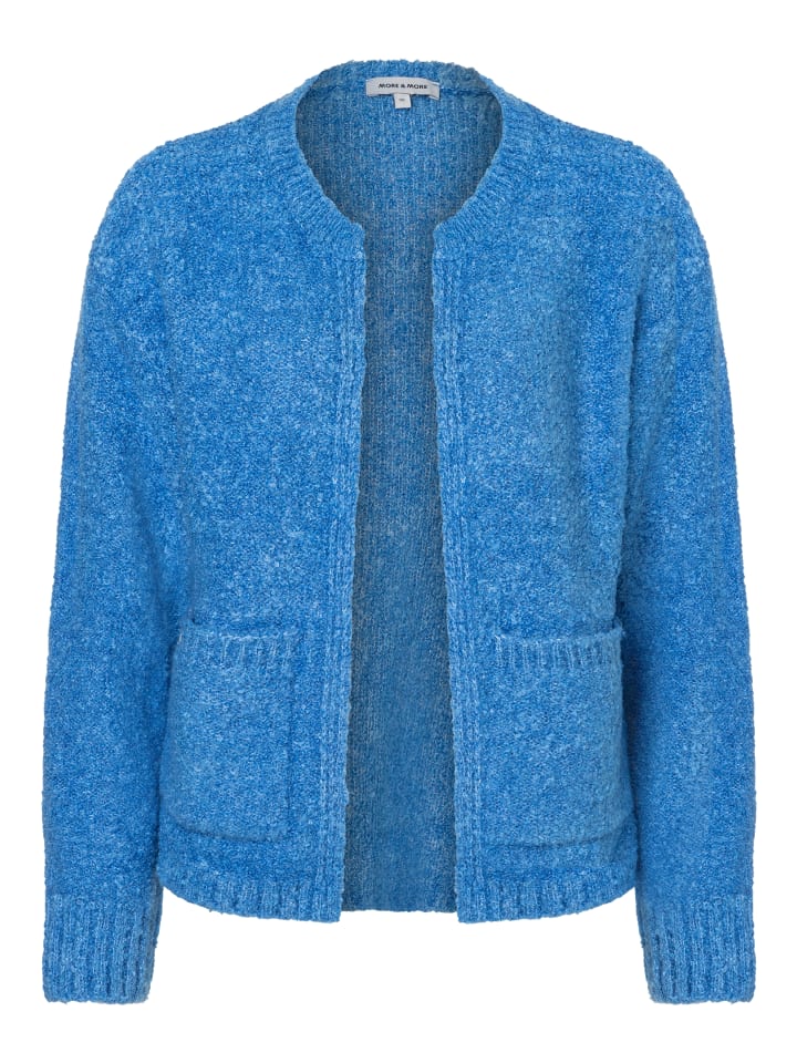 Кардиган букле зимнего синего цвета More & More
Кардиган букле зимнего синего цвета More & More
