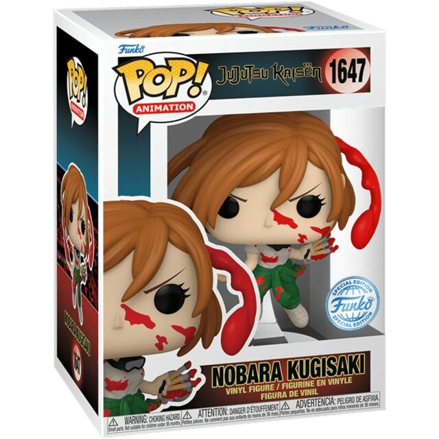Funko POP Jujutsu Kaisen 1647 Нобара Кугисаки, специальное издание Funko POP!
Funko POP Jujutsu Kaisen 1647 Нобара Кугисаки, специальное издание Funko POP!