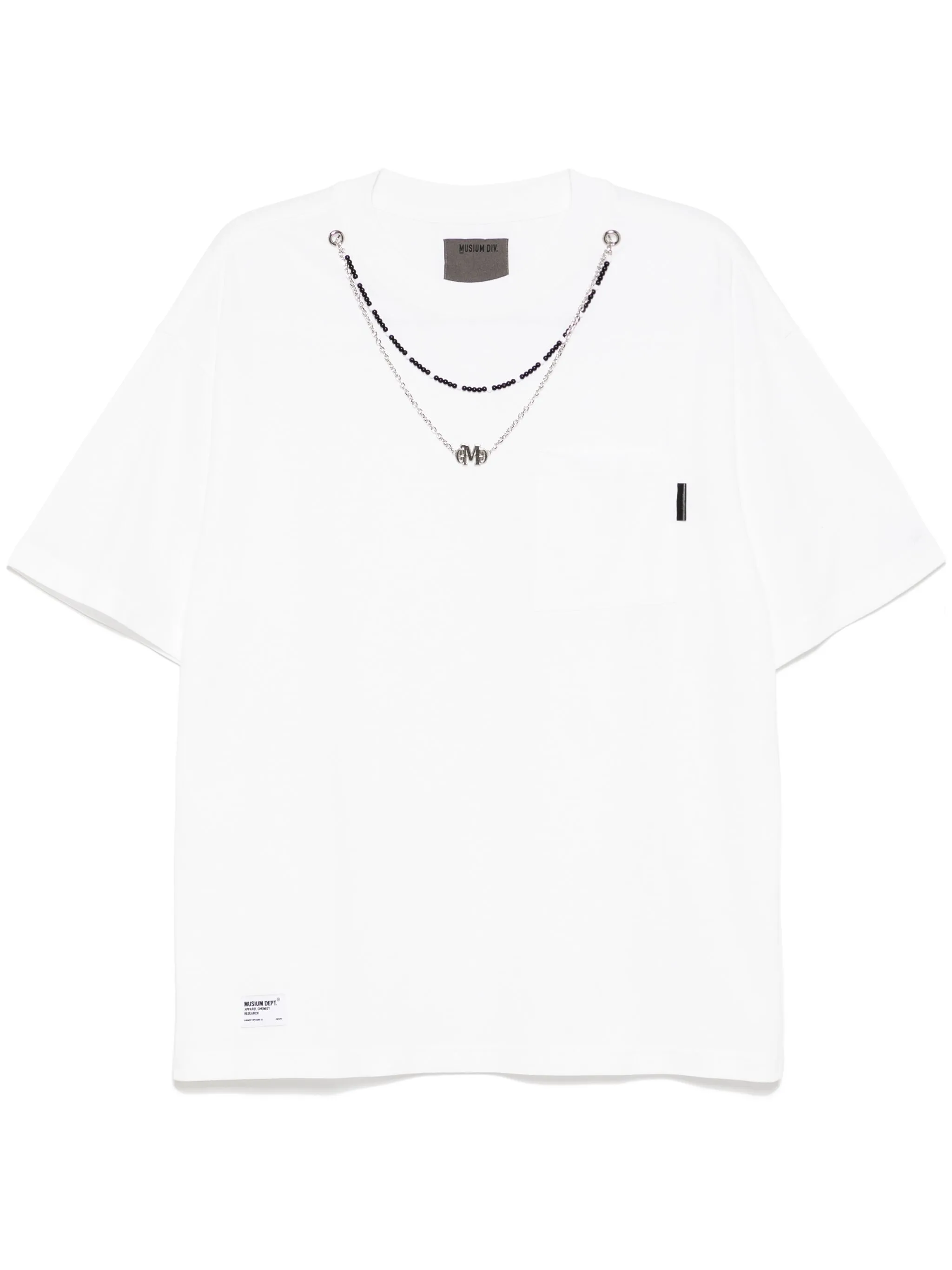 Футболка с круглым вырезом Musium Div., белый
Футболка с круглым вырезом Musium Div., белый