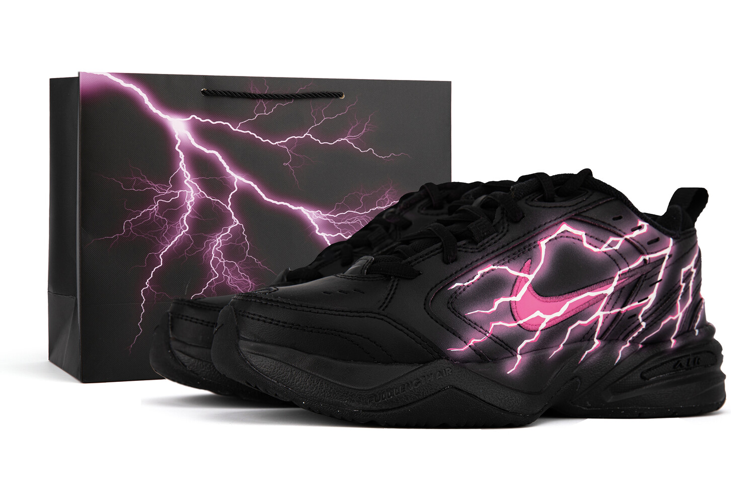 Кроссовки Nike Air Monarch 4 Chunky Sneakers Unisex Low-top, черный/розовый
Кроссовки Nike Air Monarch 4 Chunky Sneakers Unisex Low-top, черный/розовый