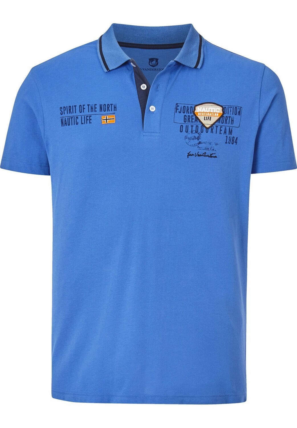 Рубашка-поло HALLFRED JAN VANDERSTORM, синий
Рубашка-поло HALLFRED JAN VANDERSTORM, синий