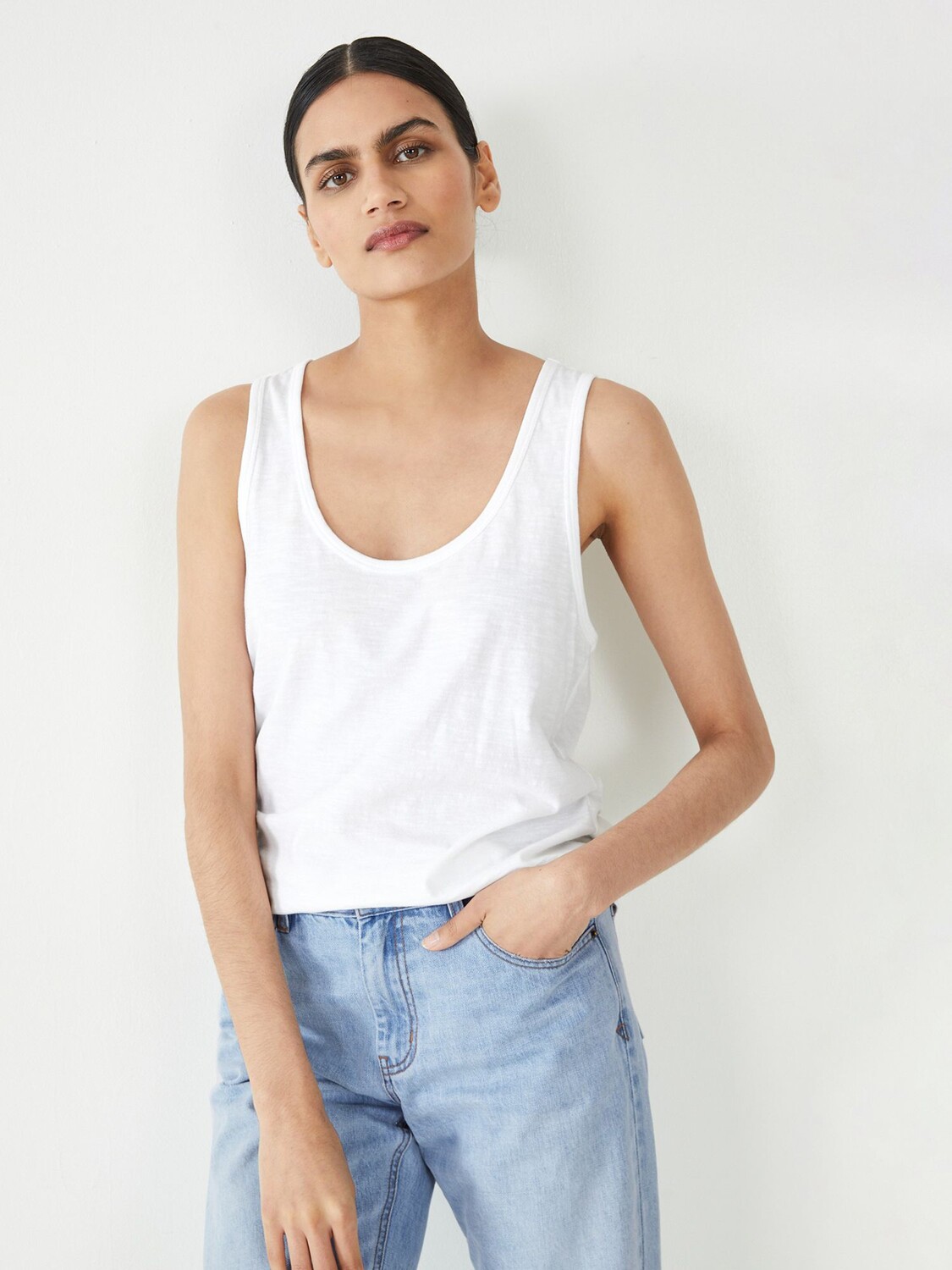 Топ без рукавов hush из органического хлопка, белый
Топ без рукавов hush из органического хлопка, белый