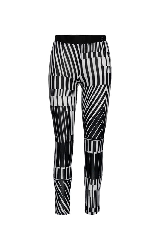 Шелковистые брюки с белым принтом Conquista, черный
Шелковистые брюки с белым принтом Conquista, черный