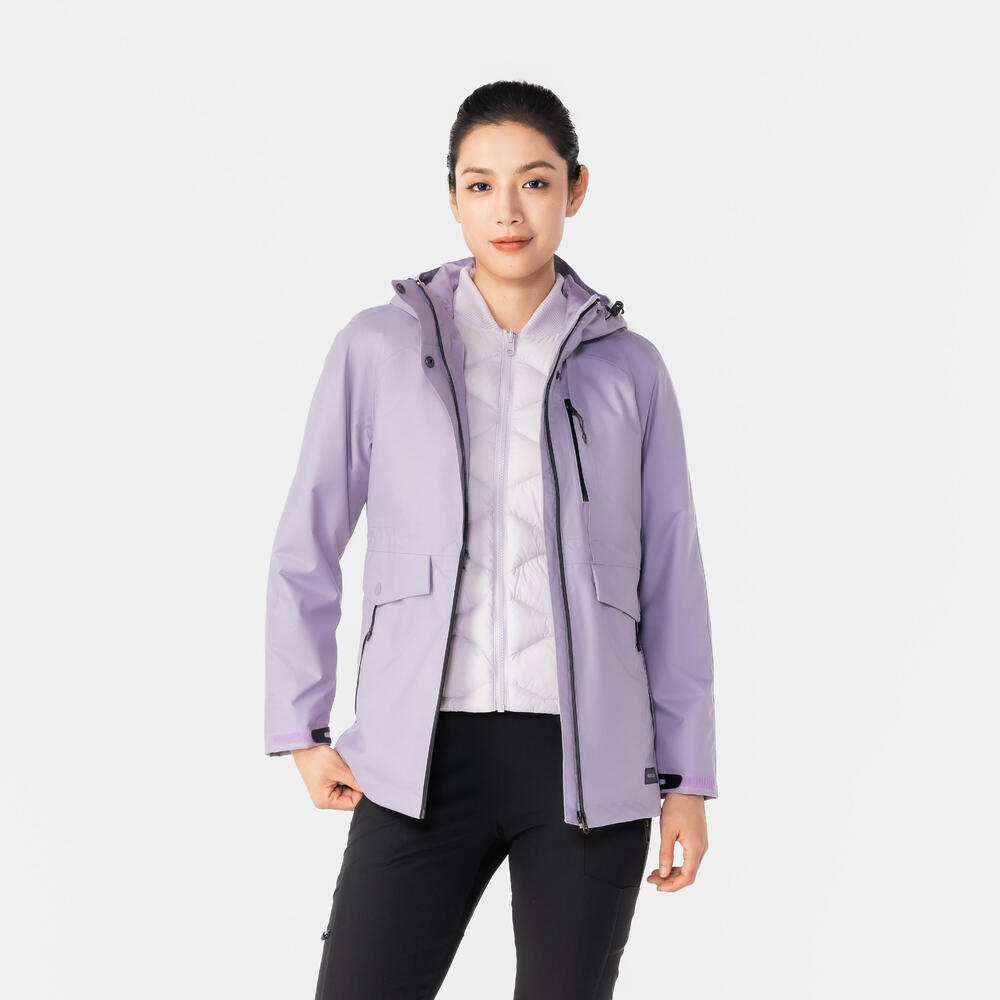 Женская зимняя водонепроницаемая теплая куртка-пуховик 3-в-1, NH500, фиолетовый Forclaz
Женская зимняя водонепроницаемая теплая куртка-пуховик 3-в-1, NH500, фиолетовый Forclaz