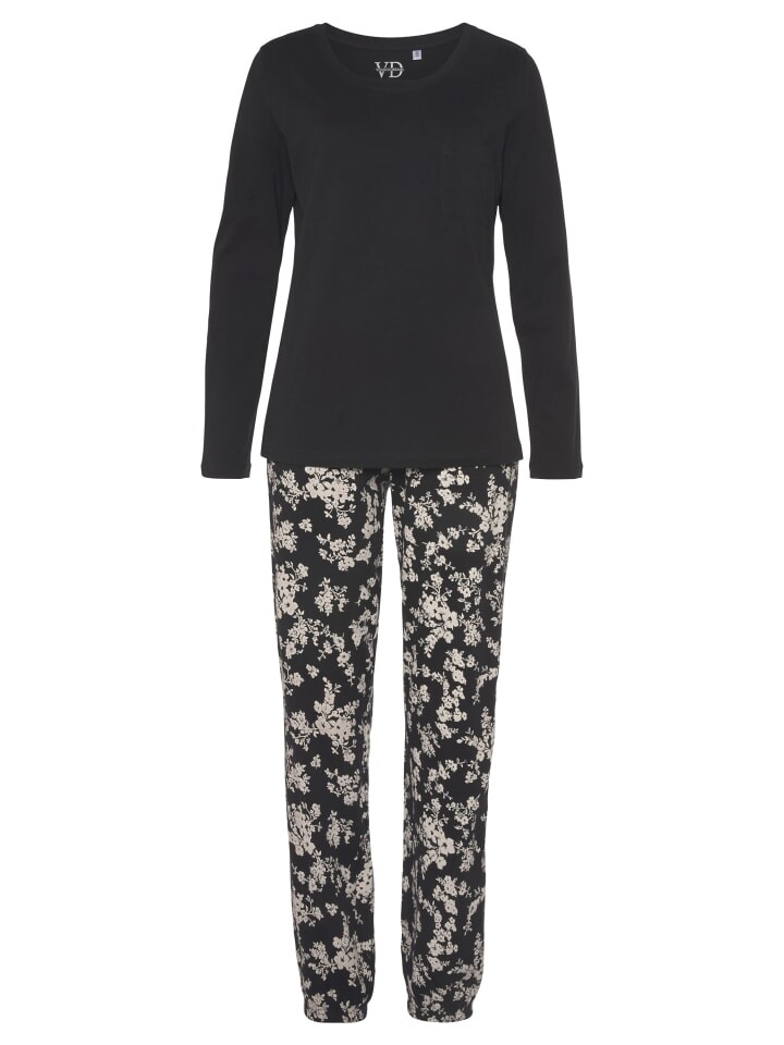 Пижама VIVANCE DREAMS, цвет schwarz-weiß geblümt
Пижама VIVANCE DREAMS, цвет schwarz-weiß geblümt