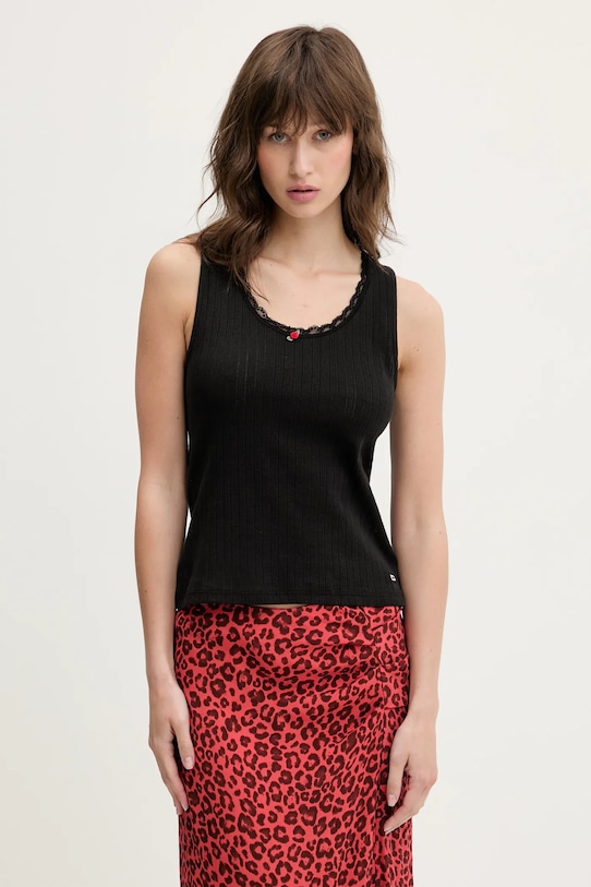 Хлопковая майка Tommy Jeans, черный
Хлопковая майка Tommy Jeans, черный