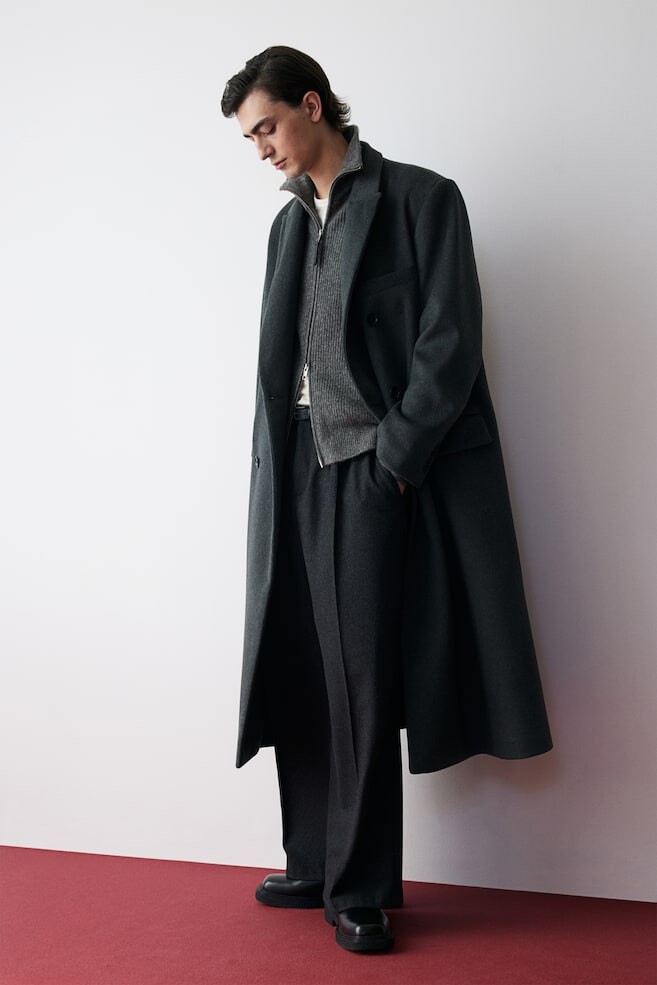 Кардиган в рубчик классической посадки H&M, серый
Кардиган в рубчик классической посадки H&M, серый