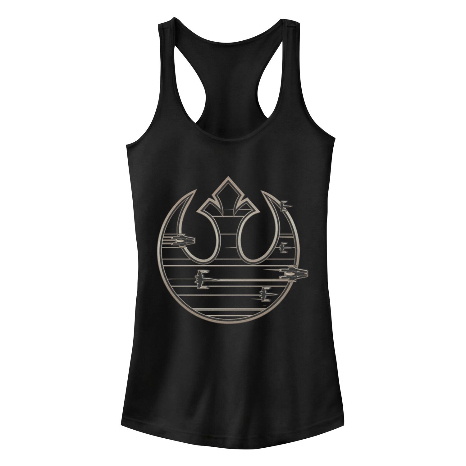 Майка Racerback с логотипом Star Wars Rebel Ship Lines для юниоров Disney
Майка Racerback с логотипом Star Wars Rebel Ship Lines для юниоров Disney