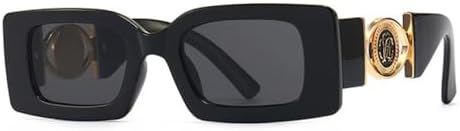 Прямоугольные солнцезащитные очки для женщин и мужчин в винтажном стиле, черные женские солнцезащитные очки, мужские очки с защитой от УФ-излучения UV400 MTZJH, Black Black
Прямоугольные солнцезащитные очки для женщин и мужчин в винтажном стиле, черные женские солнцезащитные очки, мужские очки с защитой от УФ-излучения UV400 MTZJH, Black Black