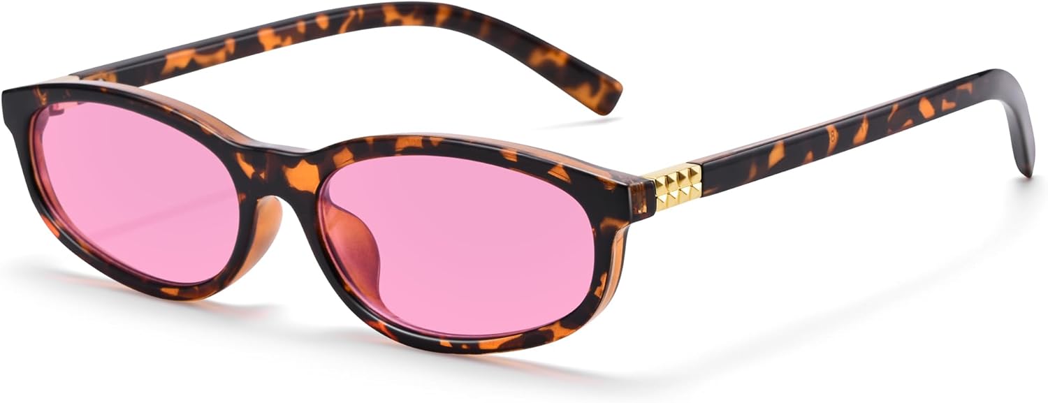 Солнцезащитные очки COASION в стиле ретро овальной формы 90-х для женщин - маленькие винтажные солнцезащитные очки "кошачий глаз" в стиле Y2k, Tortoise Frame/Clear Pink Lens
Солнцезащитные очки COASION в стиле ретро овальной формы 90-х для женщин - маленькие винтажные солнцезащитные очки "кошачий глаз" в стиле Y2k, Tortoise Frame/Clear Pink Lens