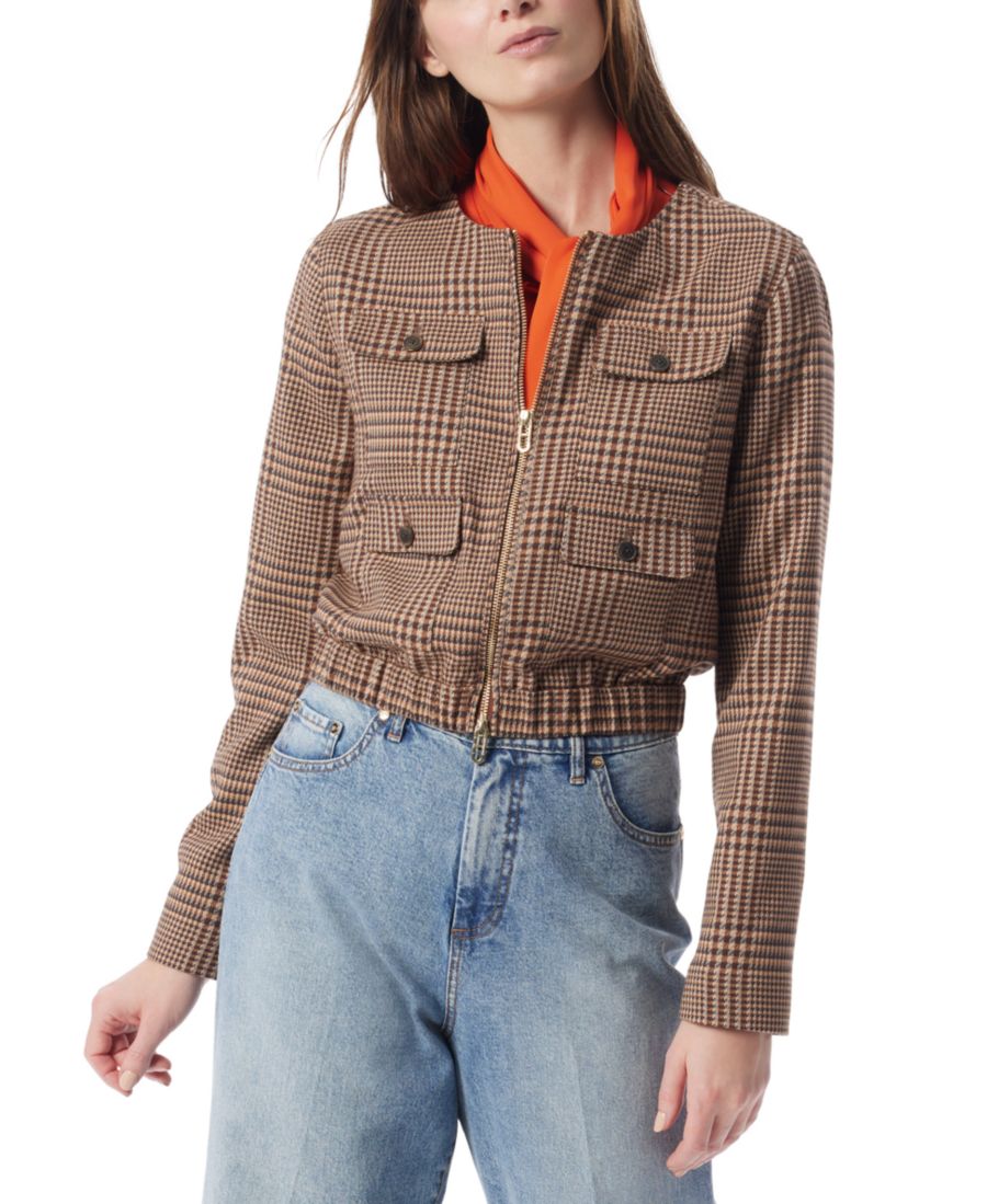 Женская клетчатая куртка без воротника DO by Lena DEE OCLEPPO, Downtown Brown
Женская клетчатая куртка без воротника DO by Lena DEE OCLEPPO, Downtown Brown