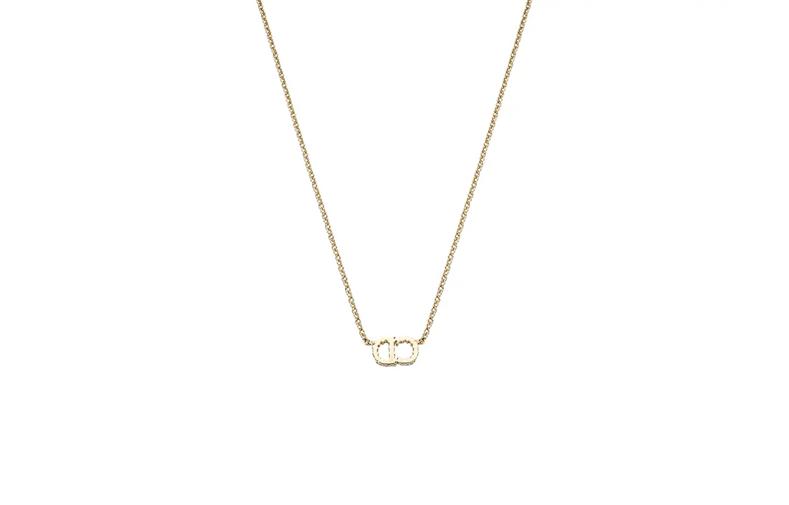 DIOR Латунное ожерелье с кристаллами, золотое, для женщин
DIOR Латунное ожерелье с кристаллами, золотое, для женщин