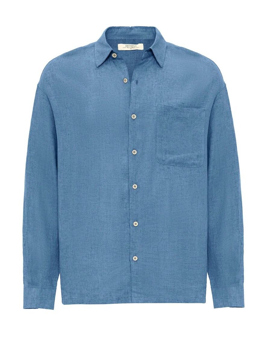 Рубашка обычного кроя на пуговицах Antioch, королевский синий 
Рубашка обычного кроя на пуговицах Antioch, королевский синий