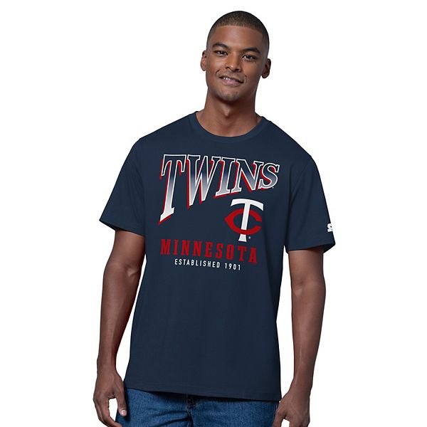 Мужская футболка Minnesota Twins двухцветная navy/heather gray Starter
Мужская футболка Minnesota Twins двухцветная navy/heather gray Starter