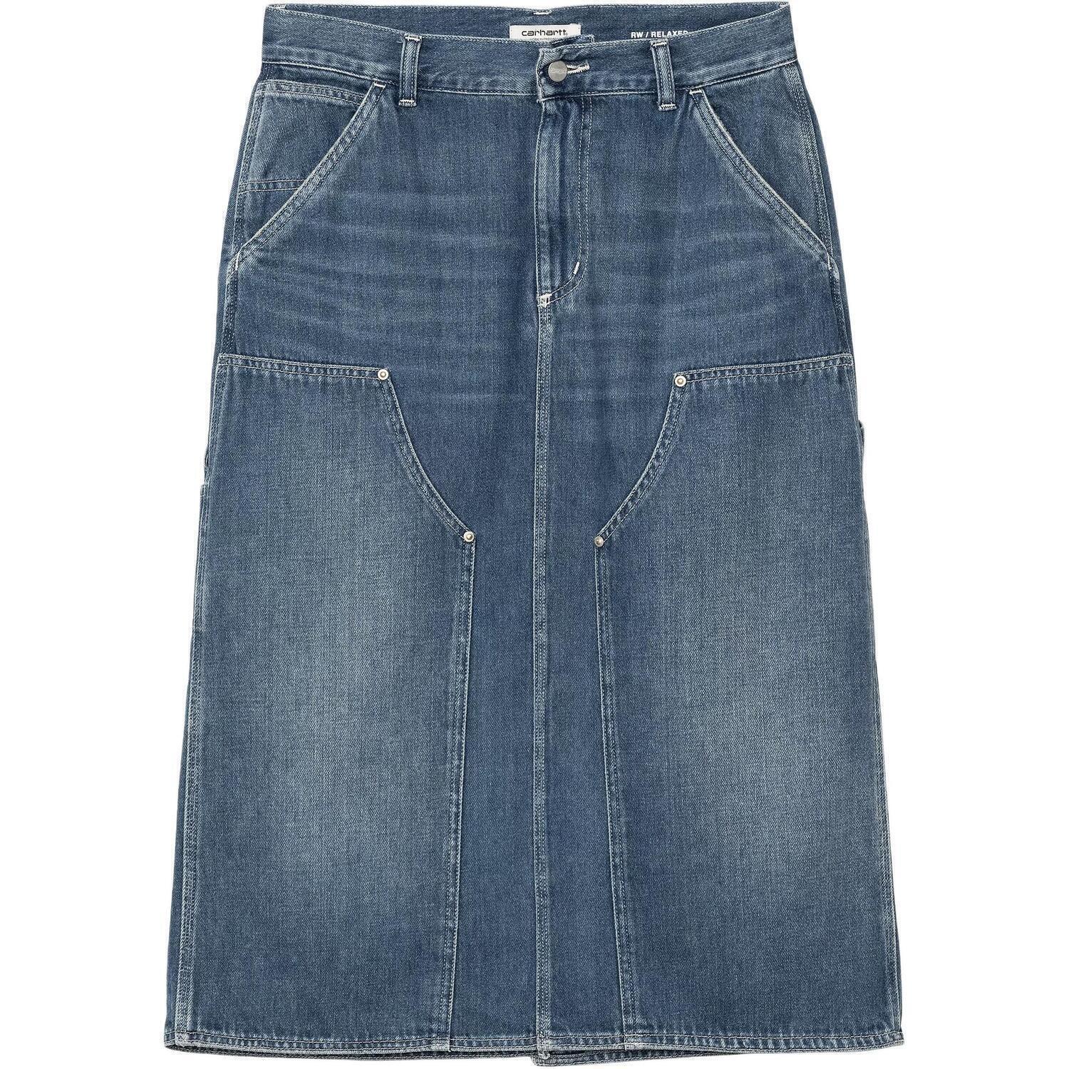 Одноколенная джинсовая длинная юбка FW25 для женщин Carhartt WIP, синий
Одноколенная джинсовая длинная юбка FW25 для женщин Carhartt WIP, синий