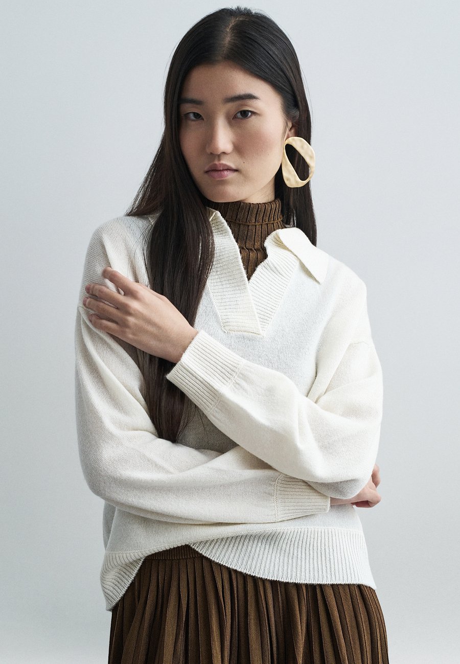 Джемпер KNITID RELAXED, Warm White/White
Джемпер KNITID RELAXED, Warm White/White