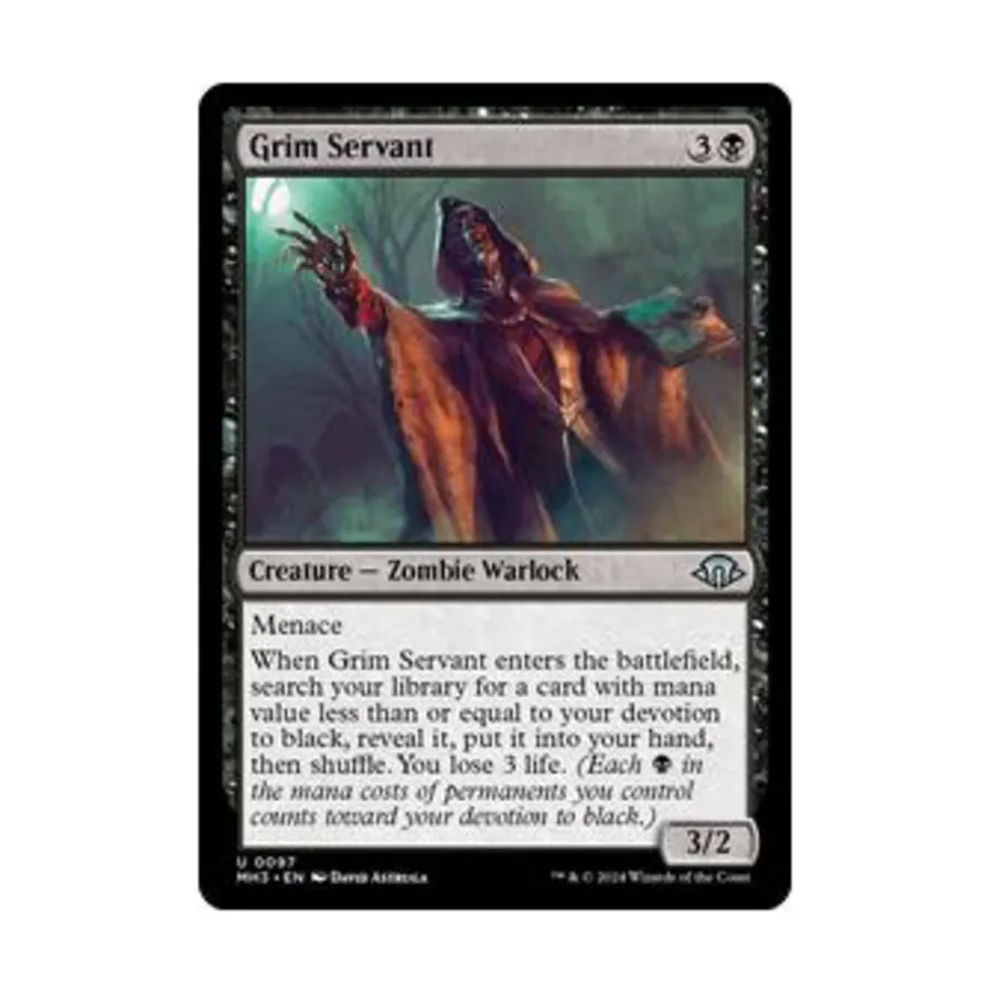 CCG Мрачный слуга (U), MTG - Modern Horizons 3
CCG Мрачный слуга (U), MTG - Modern Horizons 3