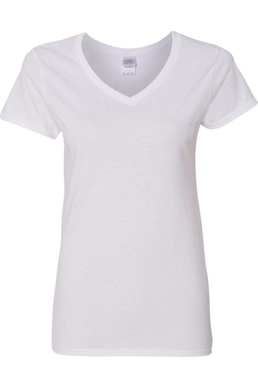 Футболка женская Gildan Heavy Cotton с V-образным вырезом, белый
Футболка женская Gildan Heavy Cotton с V-образным вырезом, белый