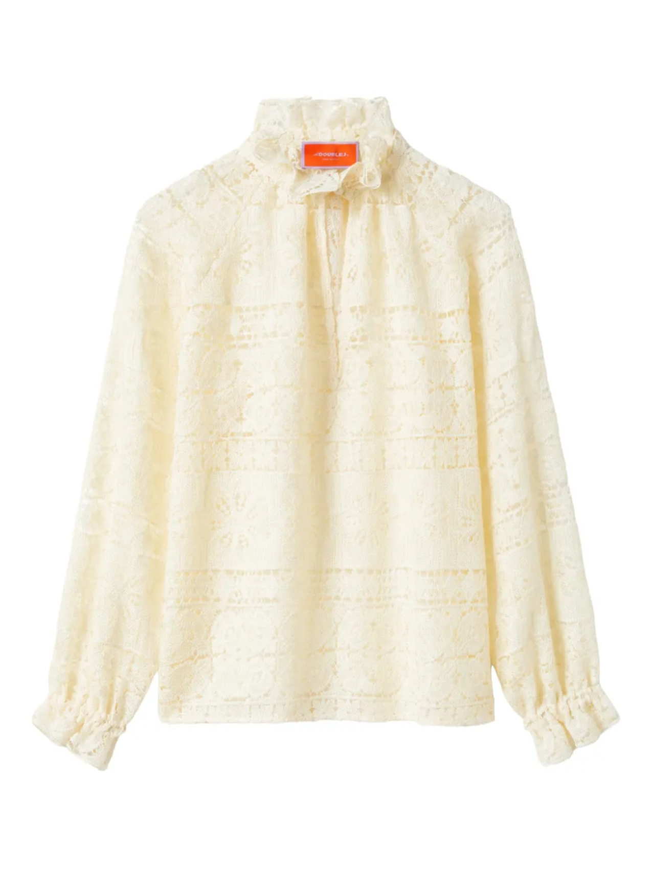 La DoubleJ блузка с оборками, желтый 
La DoubleJ блузка с оборками, желтый