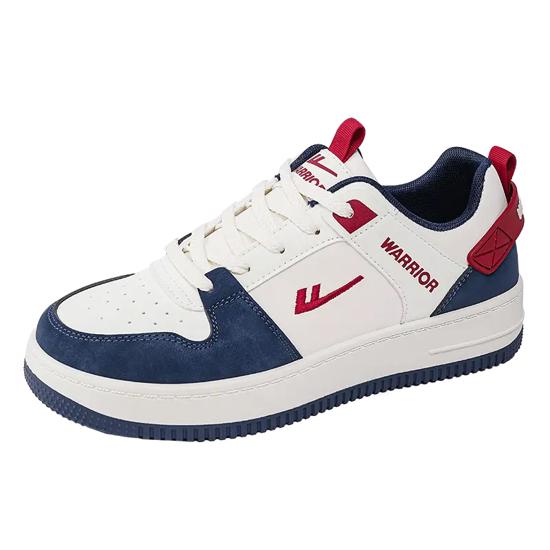 Мужские кожаные белые кроссовки для скейтбординга Fashion Versatile WARRIOR, бежевый синий красный
Мужские кожаные белые кроссовки для скейтбординга Fashion Versatile WARRIOR, бежевый синий красный