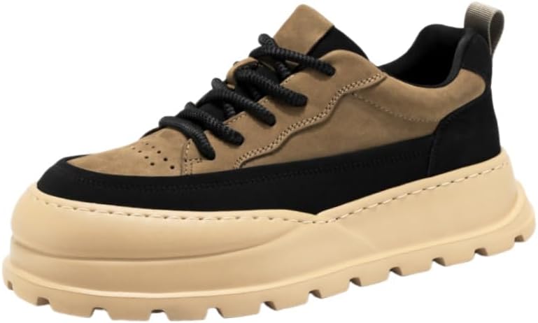 Мужские модные кроссовки с толстой подошвой - комфортный и мягкий верх, мягкая подкладка, противоскользящие и прочные. Подходят для прогулок и занятий спортом Clolinde, хаки
Мужские модные кроссовки с толстой подошвой - комфортный и мягкий верх, мягкая подкладка, противоскользящие и прочные. Подходят для прогулок и занятий спортом Clolinde, хаки