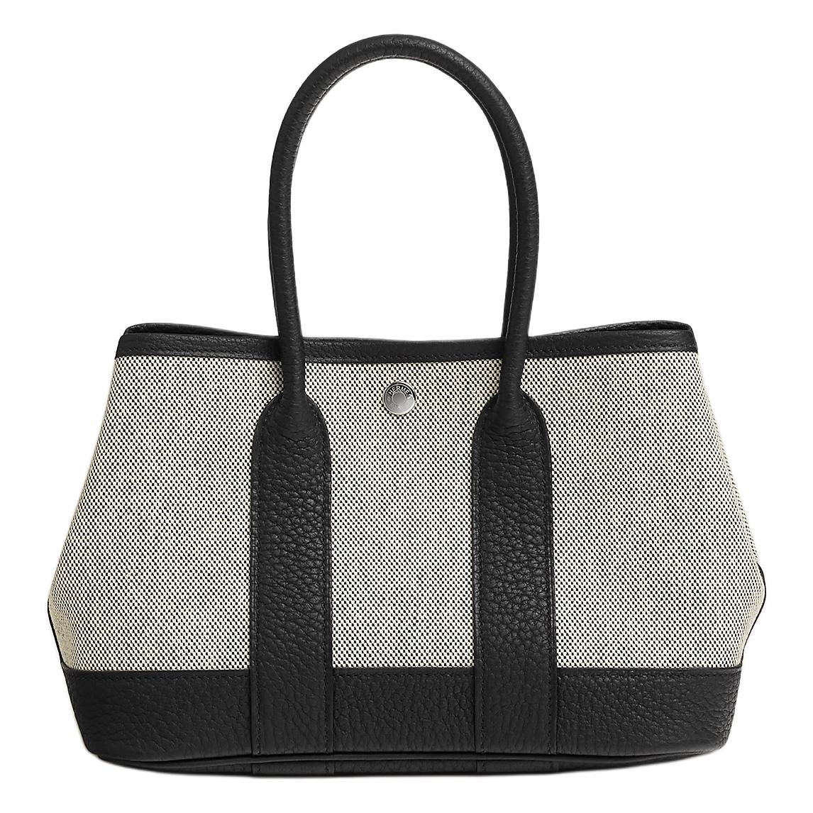 HERMES Сумка садовая холщовая с кожаной отделкой мини кроссбоди женская черно-белая
HERMES Сумка садовая холщовая с кожаной отделкой мини кроссбоди женская черно-белая