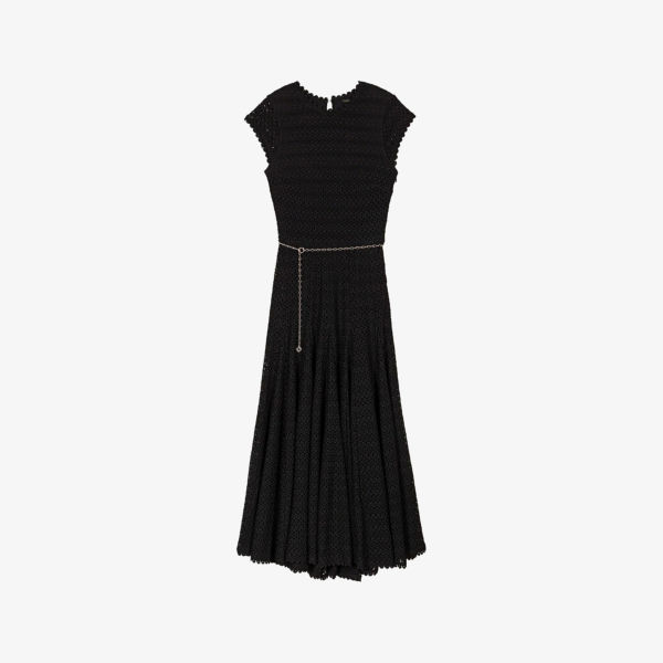 Платье Maje с кружевом, черный
Платье Maje с кружевом, черный