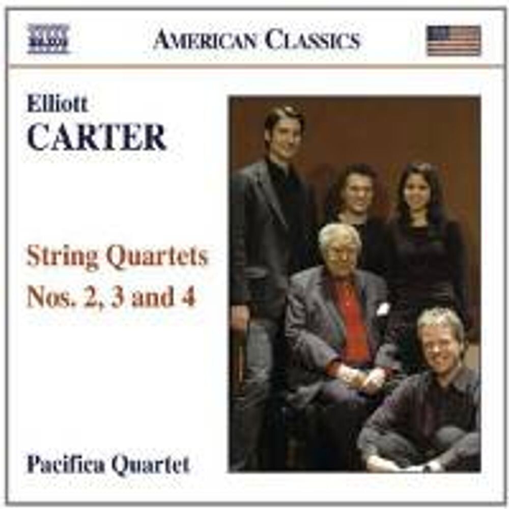 Диск CD Carter: String Quartets 2-4 - Elliott Carter, Pacifica Quartet
Диск CD Carter: String Quartets 2-4 - Elliott Carter, Pacifica Quartet