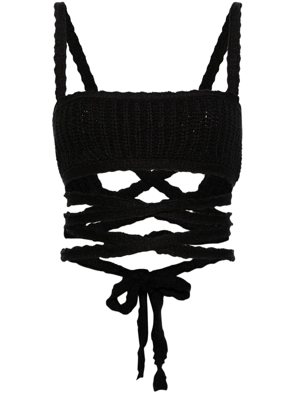 Трикотажный топ Lush Nature Alanui, черный
Трикотажный топ Lush Nature Alanui, черный