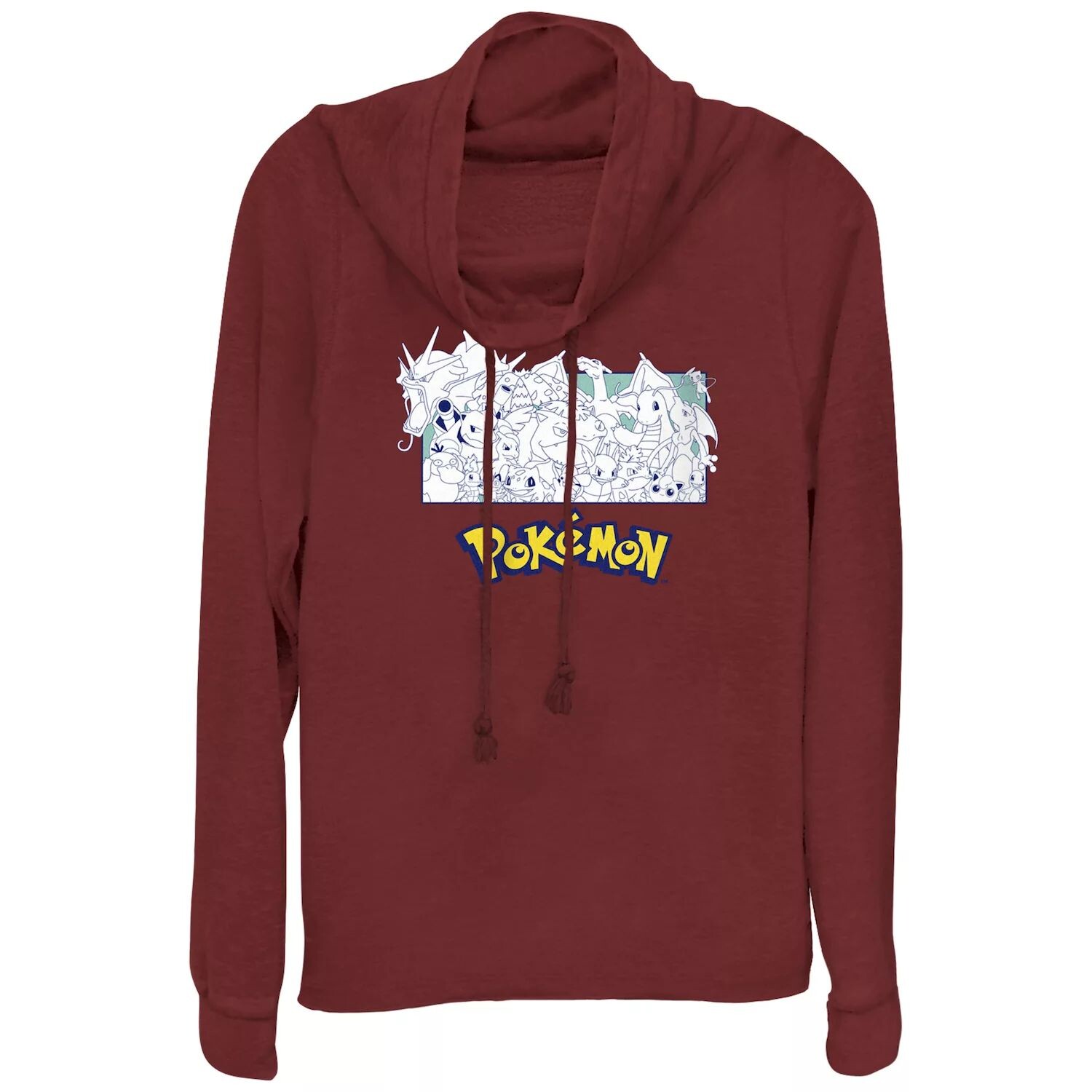 Монохромный пуловер с изображением группового портрета Pokémon для юниоров Licensed Character
Монохромный пуловер с изображением группового портрета Pokémon для юниоров Licensed Character